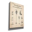 Parking Meter Blueprint Patent Parchment,  Canvas Wall Art on Sale