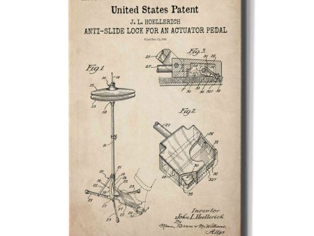 Anti-slide Lock Blueprint Patent Parchment,  Canvas Wall Art For Cheap