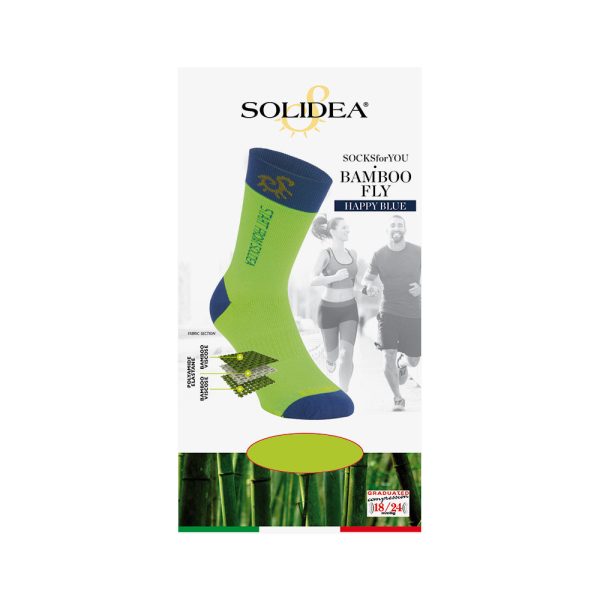 Solidea Socks For You Fly Happy Blue M Colore Verde Fluo Online Sale