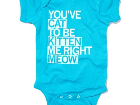 Cat To Be Kitten Me Text Onesie Supply