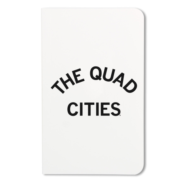 Quad Cities Curved Logo Notebook For Discount