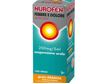 NUROFEN FEBBRE DOLORE BAMBINI 200MG 5ML ARANCIA Fashion