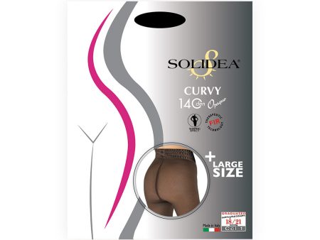 Solidea Collant Curvy 140 Opaque Nero Taglia 3ml-xl For Sale