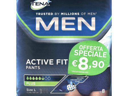 Tena Men Pants Active Fit Slip L 8p Online Sale