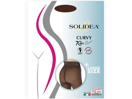 Solidea Collant Curvy 70 Opaque Moka Taglia 3ml-xl Fashion