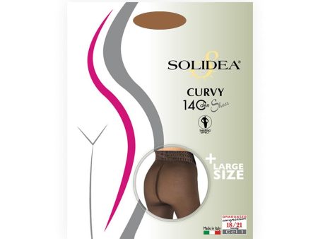 Solidea Collant Curvy 140 Sheer Camel Taglia 1s-xl Hot on Sale