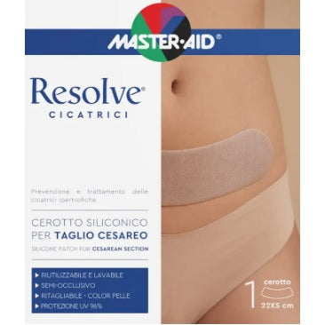 Resolve Cicatrici Cerotto Siliconico Taglio Cesareo 1 Pezzo Sale