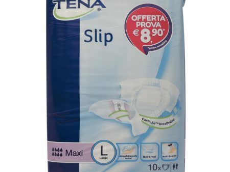 Tena Slip Maxi Pannoloni L 10 Pezzi Online now