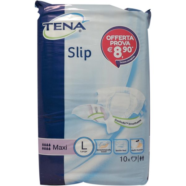 Tena Slip Maxi Pannoloni L 10 Pezzi Online now