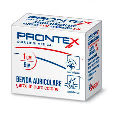 Prontex Benda Auricolare In Puro Cotone 1cm x 5m Sale