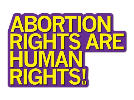 Abortion Rights Are Human Rights Die-Cut Sticker Fashion