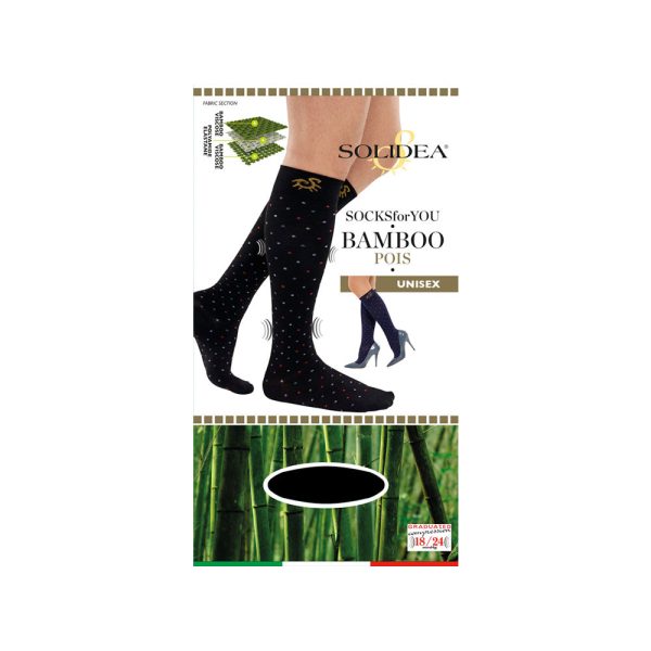 Solidea Socks For You Bamboo Pois Nero Talgia L Fashion