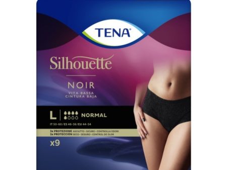 Tena Silhouette Noir L Normal 9 Pezzi Online Hot Sale