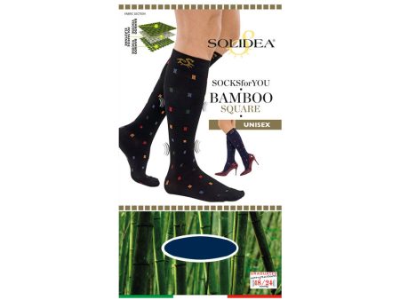 Solidea Socks For You Bamboo Square Blu Taglia M Online now