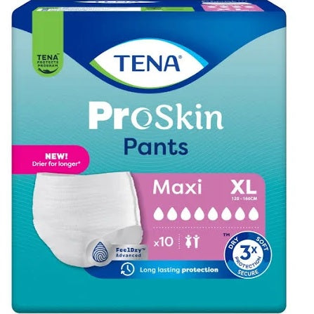 Tena Proskin Pants Maxi Xl 10 Pezzi Fashion