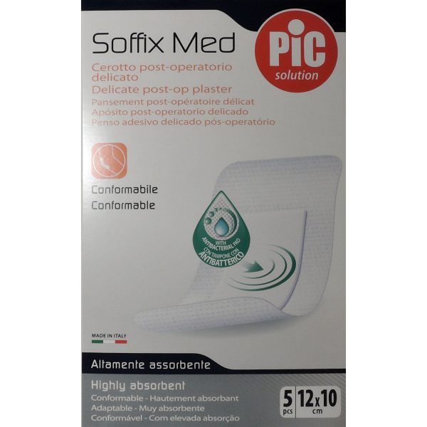 Pic Soffix Medic 10x12cm Antibatterico 5 Cerotti Discount