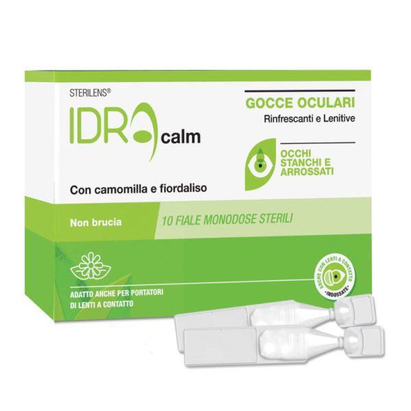 Sterilens Idra Calm Gocce Oculari 10 Flaconcini Monodose For Sale