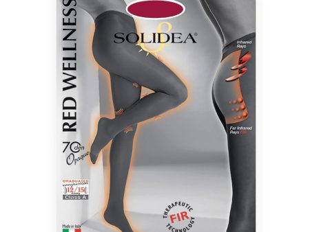 Solidea Collant Red Wellness 70 Opaque Colore Rubino 2m Cheap