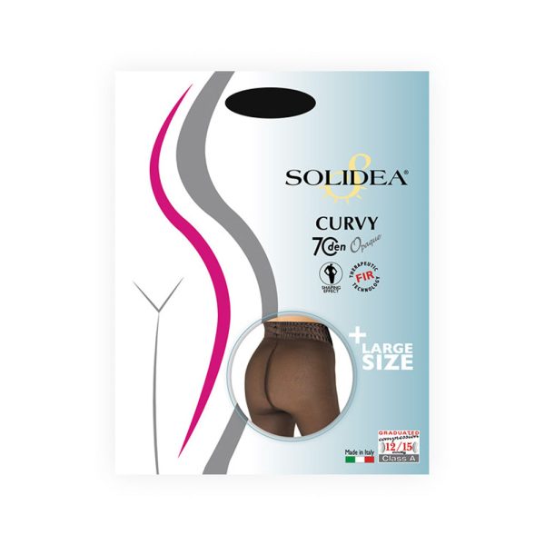 Solidea Collant Curvy 70 Opaque Nero Taglia 1s-xl Hot on Sale