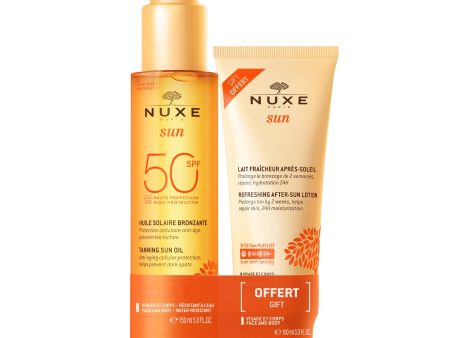 Nuxe Sun Duo Latte Solare Spray Spf50 + Latte Doposole 100ml Online