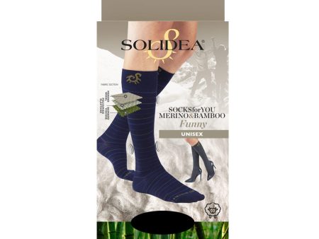 Solidea Socks For You Merino Bamboo Funny Nero L Online Hot Sale