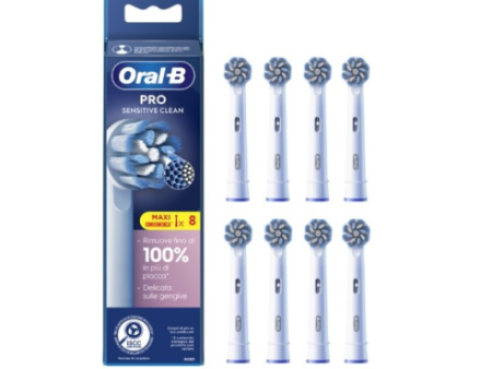 Oralb Pro Sensitive Clean Testine Di Ricambio 8 Pezzi For Discount