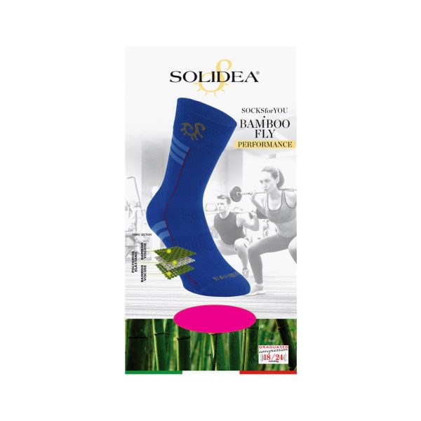 Solidea Socks For You Bamboo Fly Performance Fucsia L Supply