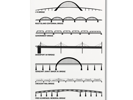 Bridges of The Quad Cities Notebook For Sale