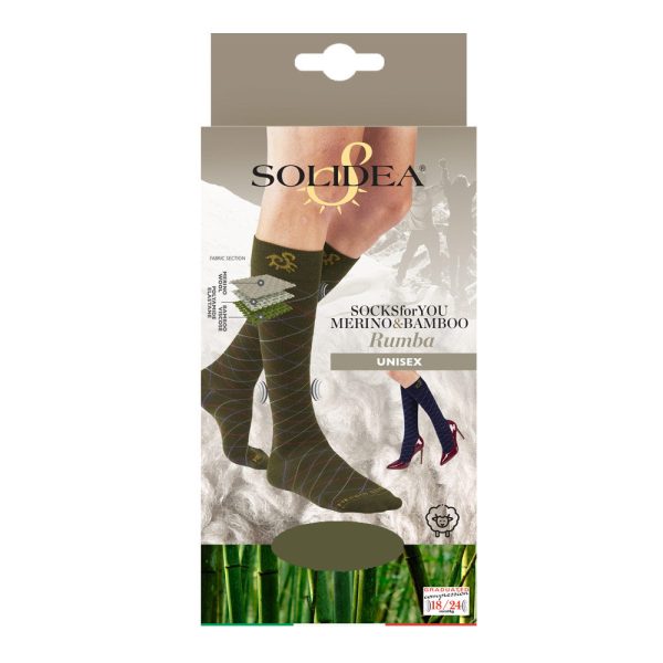 Solidea Socks For You Merino Bamboo Rumba Olive L For Discount