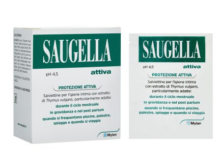 Saugella Attiva Salviette Detergenti 10 Pezzi Online