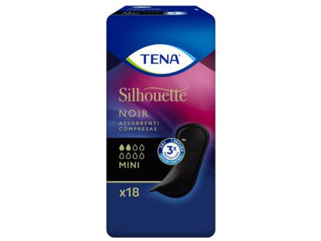 Tena Silhouette Noir Assorbenti Mini 18 Pezzi Supply