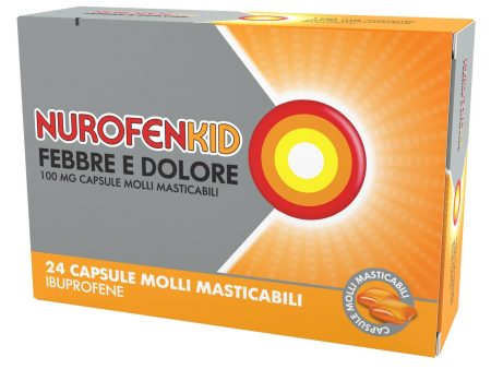 NUROFENKID FEBBRE DOLORE 24 CAPSULE 100MG Fashion