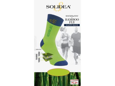 Solidea Socks For You Fly Happy Blue L Colore Verde Fluo For Discount