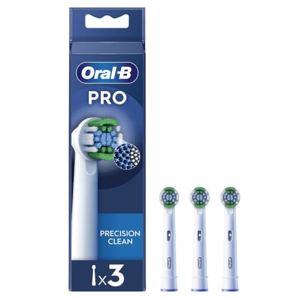 Oral-b Pro Testine Precision Clean 3 Pezzi Online Hot Sale