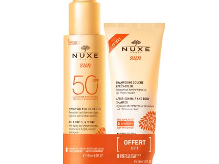 Nuxe Sun Duo Latte Solare Spray Spf50 + Shampoo Doposole Sale