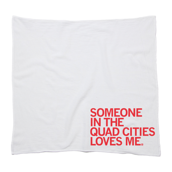 Someone Loves Me Quad Cities Kitchen Towel Online Hot Sale