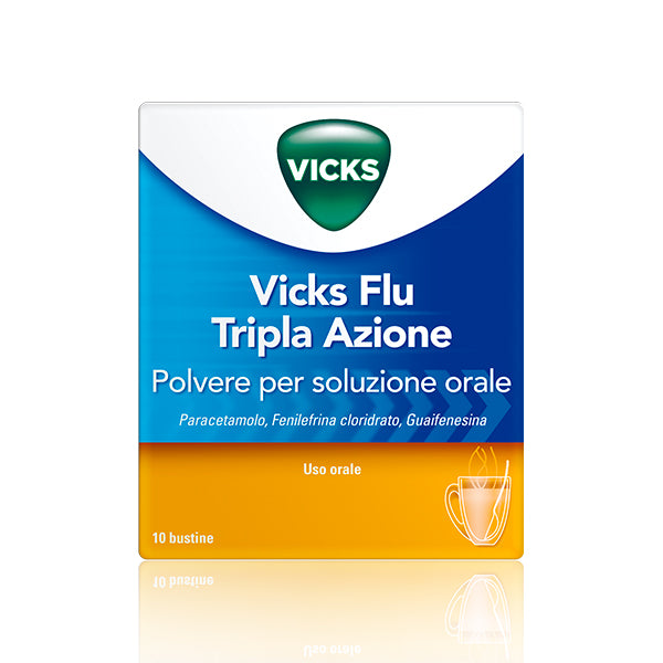 Vicks Flu Tripla Azione Polvere Per Soluzione Orale 10 Buste Cheap