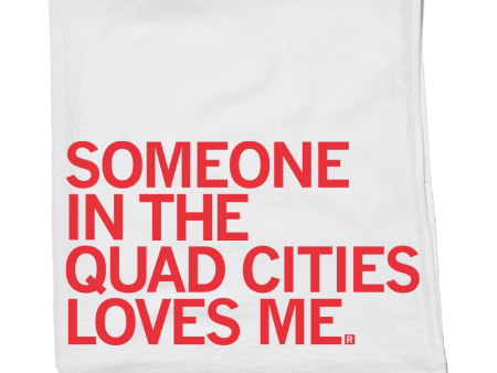 Someone Loves Me Quad Cities Kitchen Towel Online Hot Sale