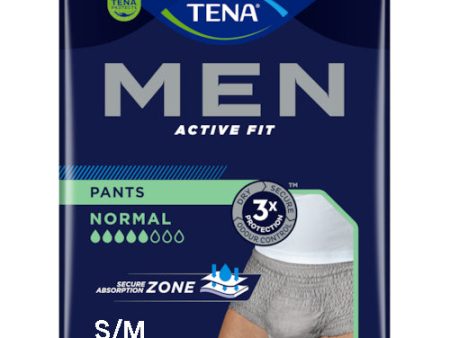 Tena Men Active Fit Pants Normal S m 9 Pezzi Hot on Sale