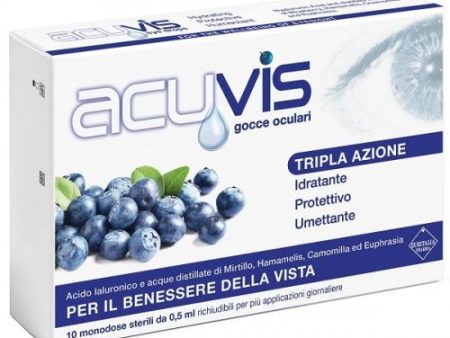 Acuvis Gocce Oculari 10 Flaconcini 0,5ml For Discount