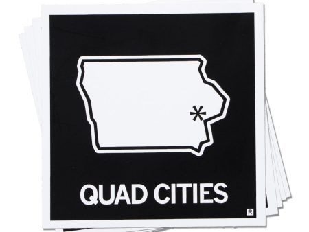 Quad Cities, Iowa Outline Sticker Online Hot Sale