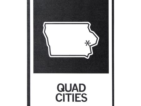 Quad Cities, Iowa Outline Postcard Online now