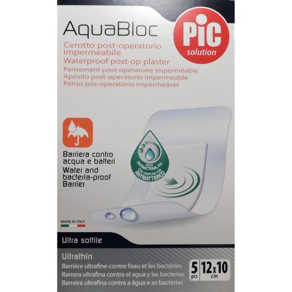 Pic Aquabloc 10x12cm Ster Antibatterico 5 Cerotti Online