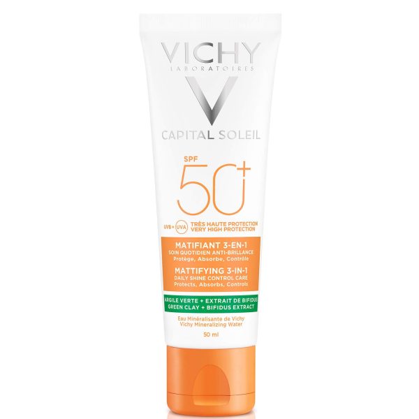 Vichy Capital Soleil Opacizzante 3in1 Effetto Mat Spf50+ Online now