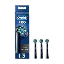 Oral-B Pro Testine Cross Action Black 3 Pezzi For Discount