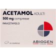 Acetamol Adulti 20 Compresse 500mg For Sale