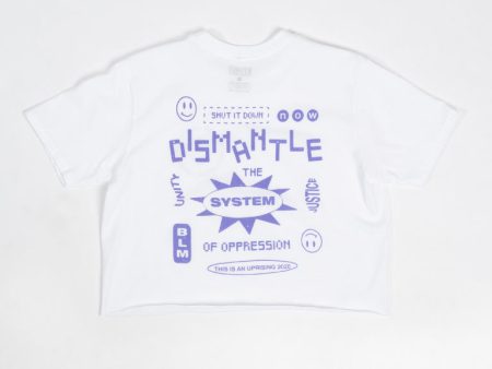 BLM - Dismantle Crop Tee Hot on Sale